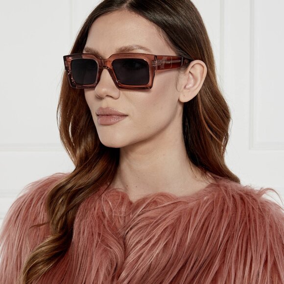 Celine CL40280U 74V Rectangle Sunglasses - Rose/Blue - Picture 2 of 10